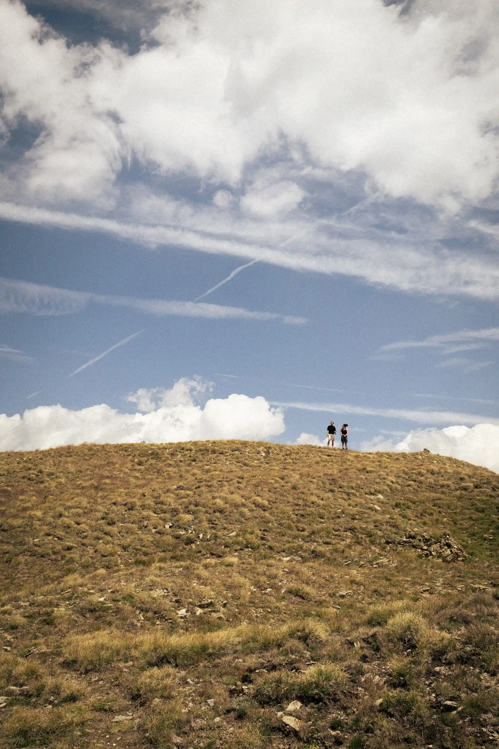 Tirage fine art — Silhouette au sommet d'une colline