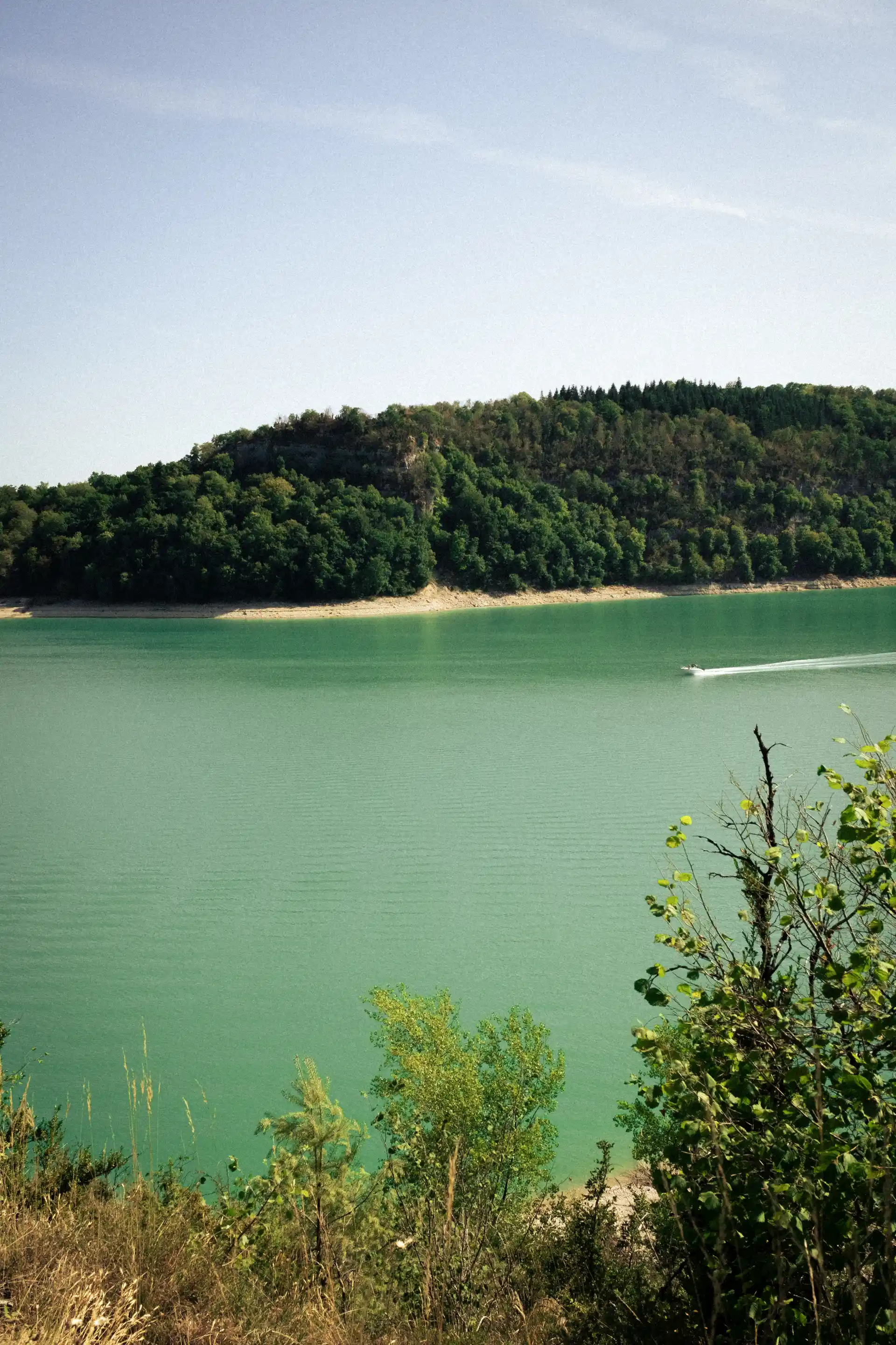 Tirage fine art — Lac aux eaux turquoise