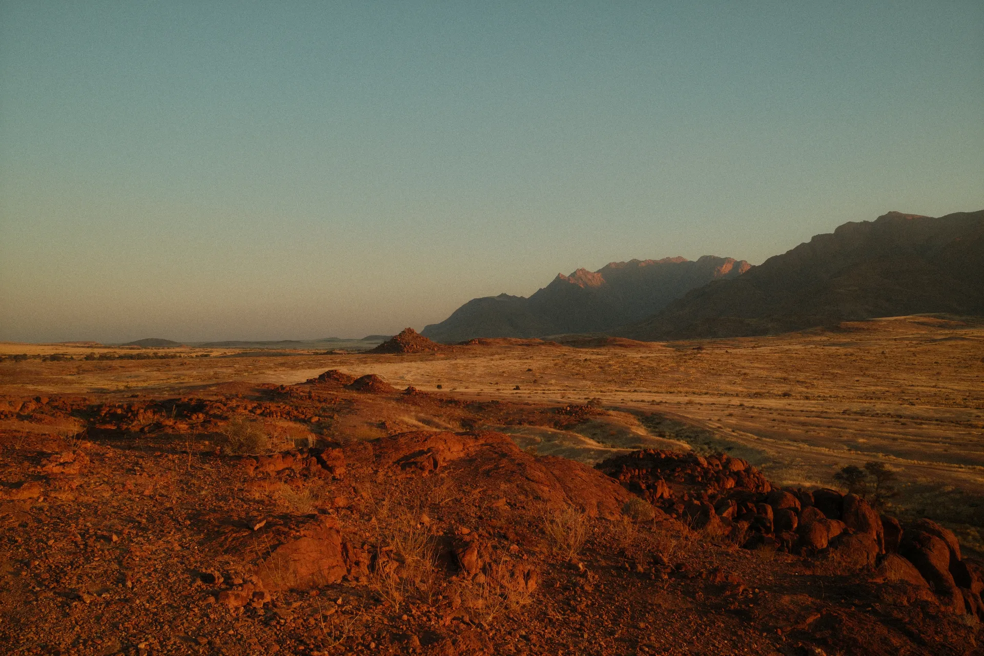 Strates rocheuses d'un canyon namibien
