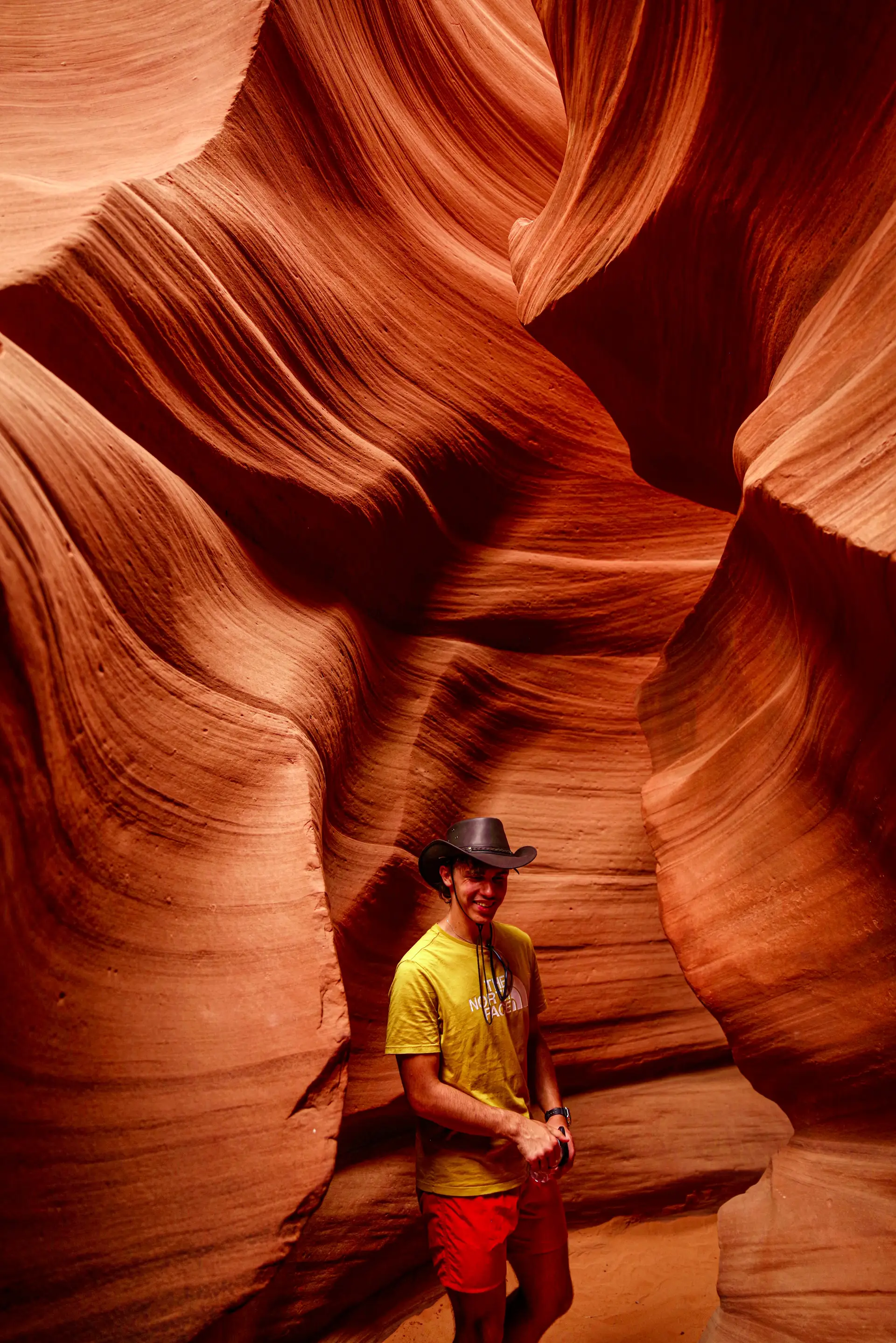 Faisceau de lumière dans Antelope Canyon