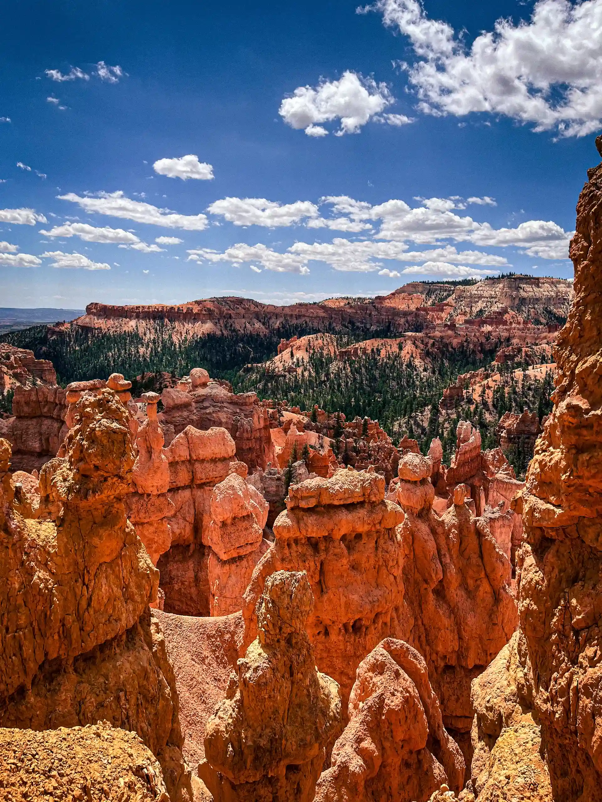 Hoodoos de Bryce Canyon sous les nuages