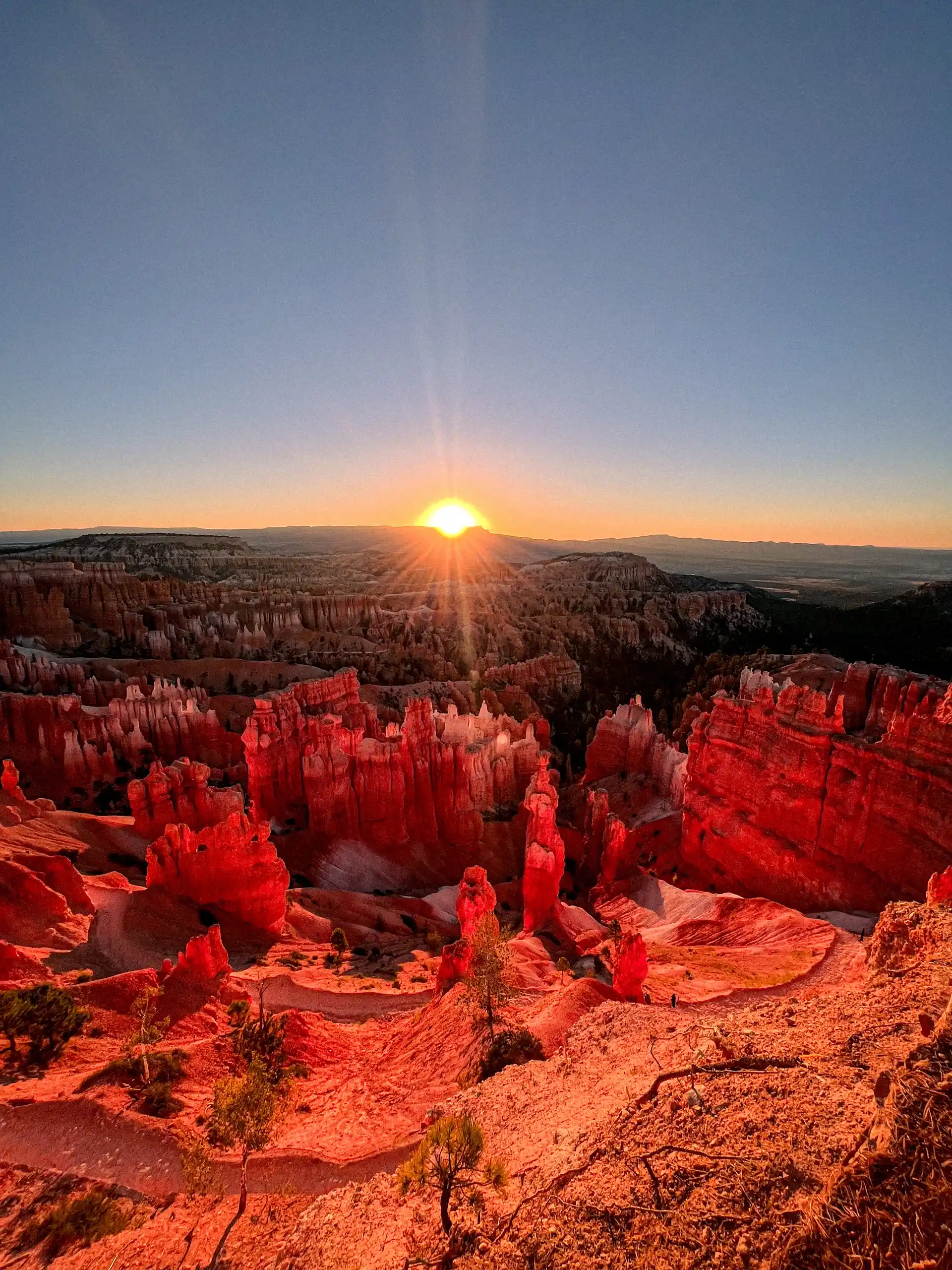 Falaise surplombant les canyons de Canyonlands
